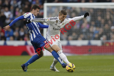 El alemán Toni Kroos se ha convertido en pieza clave en el medio campo del Real Madrid. (Foto Prensa Libre: AP)