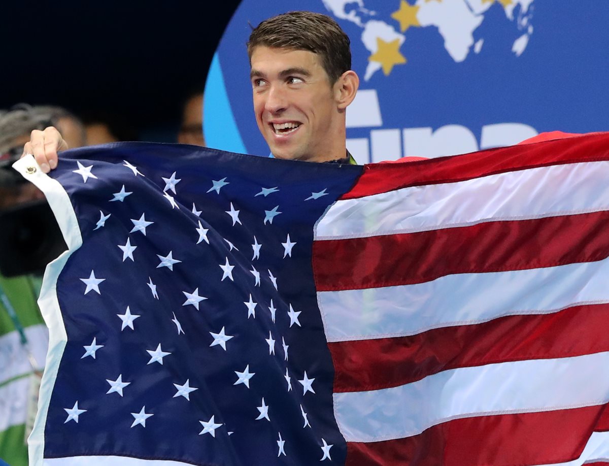 Michael Phelps se despide de las justas olímpicas. (Foto prensa Libre: AFP)