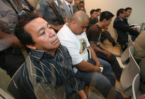 El fiscal auxiliar Rigoberto Castañón —izquierda— continúa en prisión, mientras  Marlon García y David Vásquez son colaboradores eficaces.
