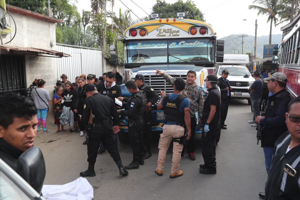 Matan a ayudante de autobús en San Pedro Ayampuc