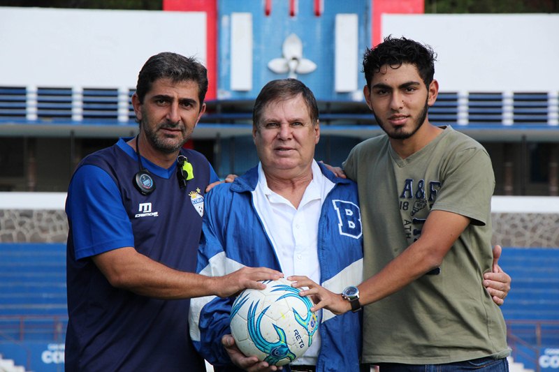 La familia Benítez ha marcado un precedente en el futbol nacional. (Foto Prensa Libre: Eduardo Sam Chun)