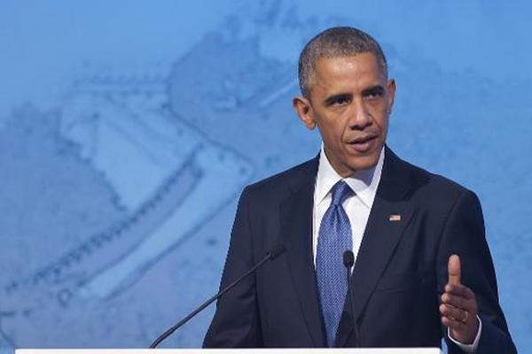 Barack Obama habla durante la cumbre de la APEC, en Pekín. (Foto Prensa Libre: AFP)