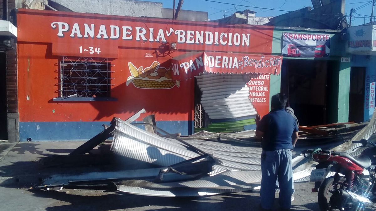 Panadería donde ocurre la explosión por el uso de un celular. (Foto Prensa Libre: Cortesía)