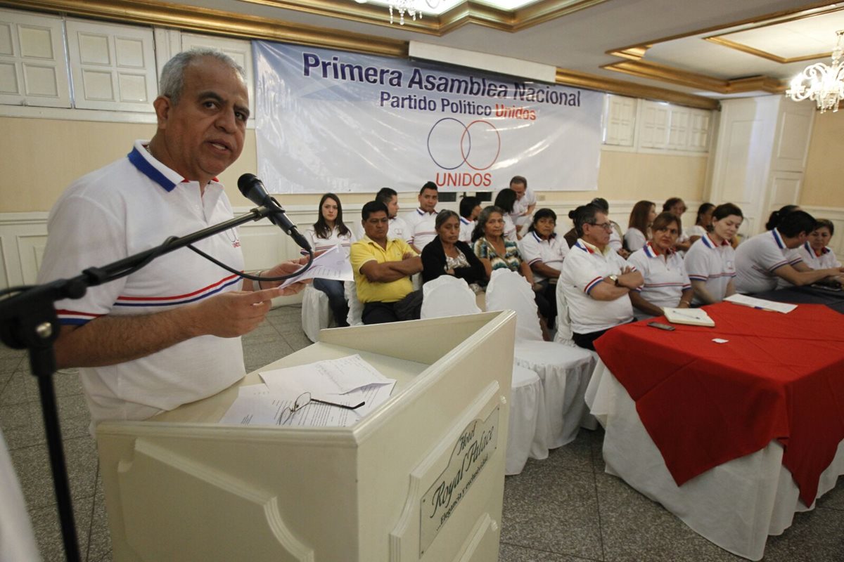 Conrado Monroy fue electo como Secretario General Adjunto 1 (Foto Prensa Libre Paulo Raquec)