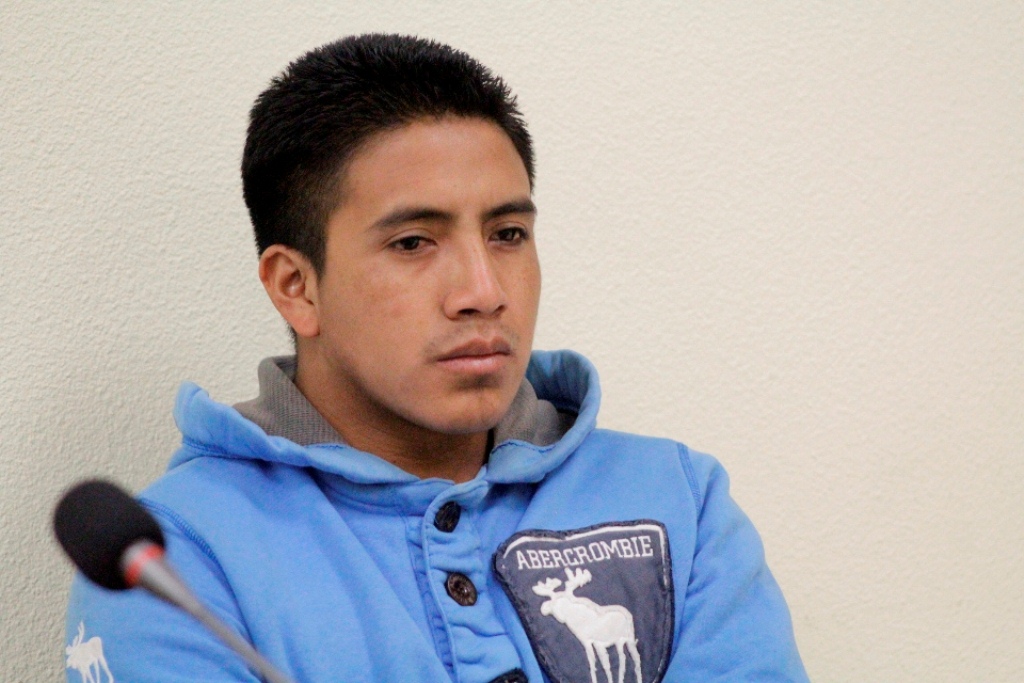 Noé Isaías Lucas Chaj fue condenado por haber violado a una menor, en Quetzaltenango. (Foto Prensa Libre: María José Longo)