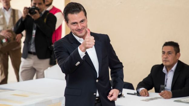 Marcos Marín Amezcua dice que Enrique Peña Nieto "prácticamente está desaparecido de los medios". (Getty Images)
