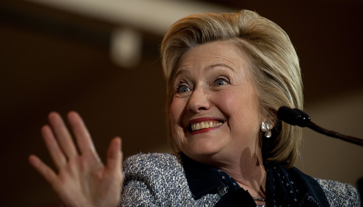 Hillary Clinton ya se transformó en la virtual candidata a las presidenciales de noviembre en EE. UU. (Foto Prensa Libre: AFP).