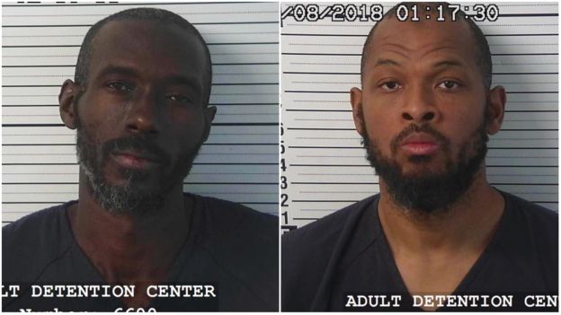 Lucas Morten y Siraj Wahhaj fueron detenidos en el lugar en el que presuntamente tenían bajo cautiverio a los niños y las mujeres. (AFP)