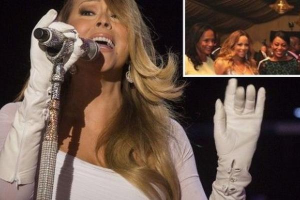 Mariah Carey actuó para la familia del dictador de Angola y su familia. (Foto tomada de www.abc.com.py)