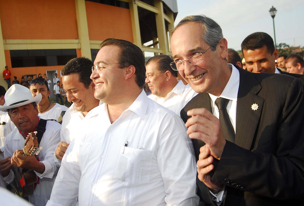 El expresidente de Guatemala, Álvaro Colom se reunió con el exgobernante de Veracruz, Javier Duarte, el 19 de marzo de 2011.