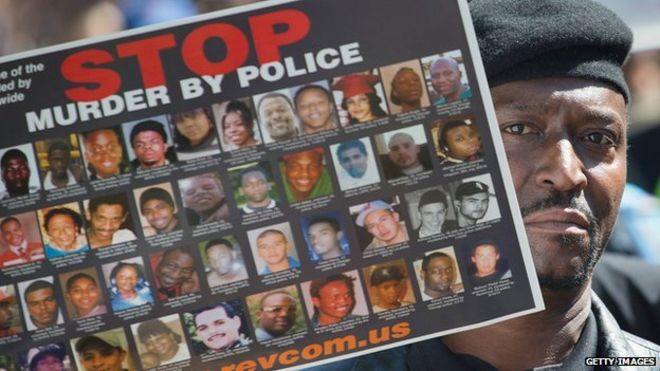 Dos hombres negros murieron esta semana en manos de la policía en Estados Unidos. GETTY IMAGES