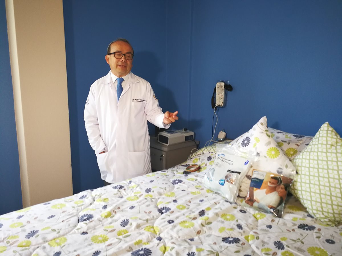 En la Clínica del Sueño se atenderá a pacientes con trastornos de sueño, es la primera que se inaugura en el Sistema de Salud Pública. (Foto Prensa Libre: Ana Lucía Ola)