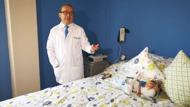 En la Clínica del Sueño se atenderá a pacientes con trastornos de sueño, es la primera que se inaugura en el Sistema de Salud Pública. (Foto Prensa Libre: Ana Lucía Ola)
