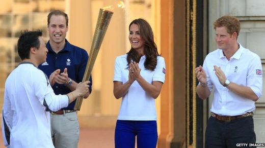 El príncipe fue embajador olímpico en los Juegos de Londres 2012 GETTY IMAGES