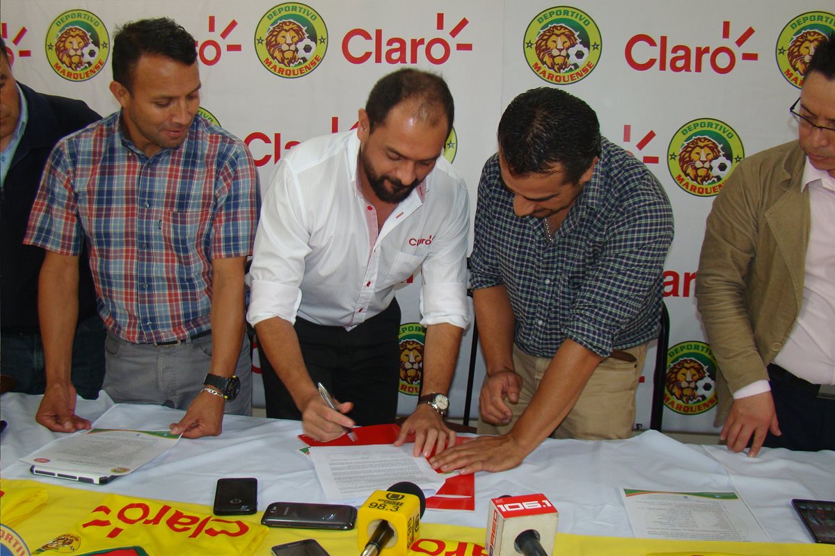 Marquense llegó a un acuerdo con un nuevo patrocinador que le permitirá salir de sus problemas económicos en el torneo Apertura 2017. (Foto Prensa Libre: Whitmer Barrera)