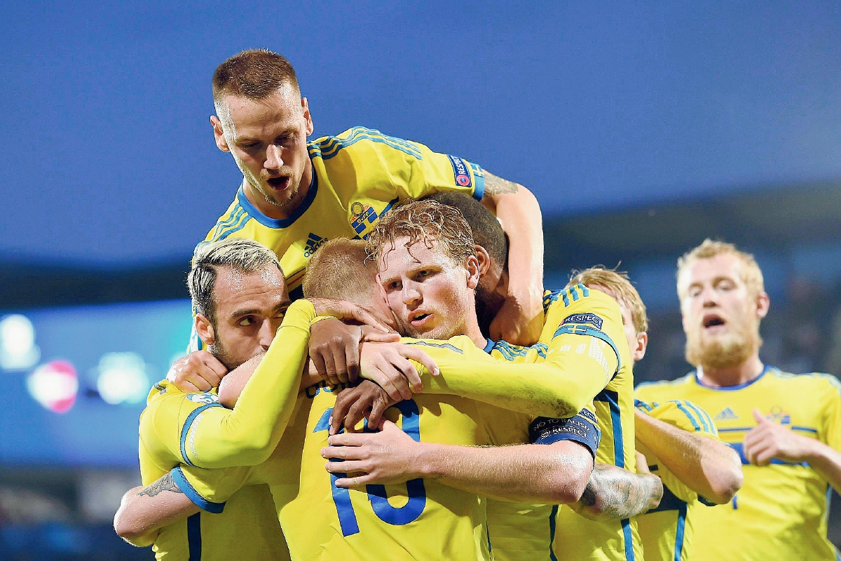 Suecia se proclamó campeona de Europa Sub 21. (Foto Prensa Libre: EFE).