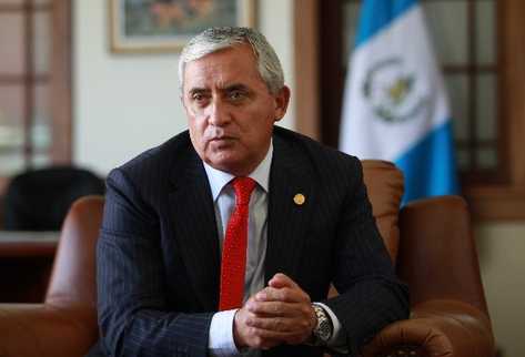 Otto Pérez Molina asegura que mantendrá la propuesta  de discutir otras medidas que no sean la lucha militar contra el narco.
