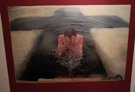 Bendición del agua,  fotografía de Kirill Kudriávtzev