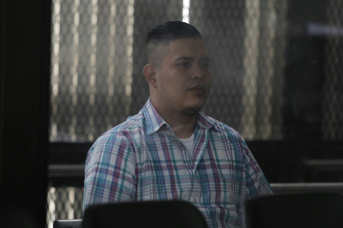 Gerardo Alfonso Suazo Corea, alias el Tunco, es condenado por la muerte del del empresario Harold Peralta Carrero y de su esposa, Karla Samayoa. (Foto Prensa Libre: Paulo Raquec)