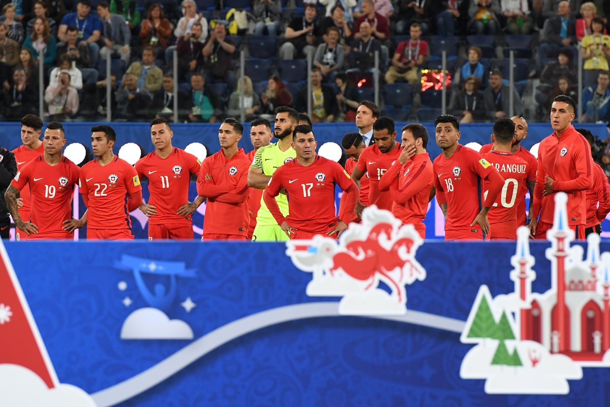 Los jugadores de la selección chilena se han puesto como objetivo la clasificación a Rusia 2018. (Foto Prensa Libre: AFP)