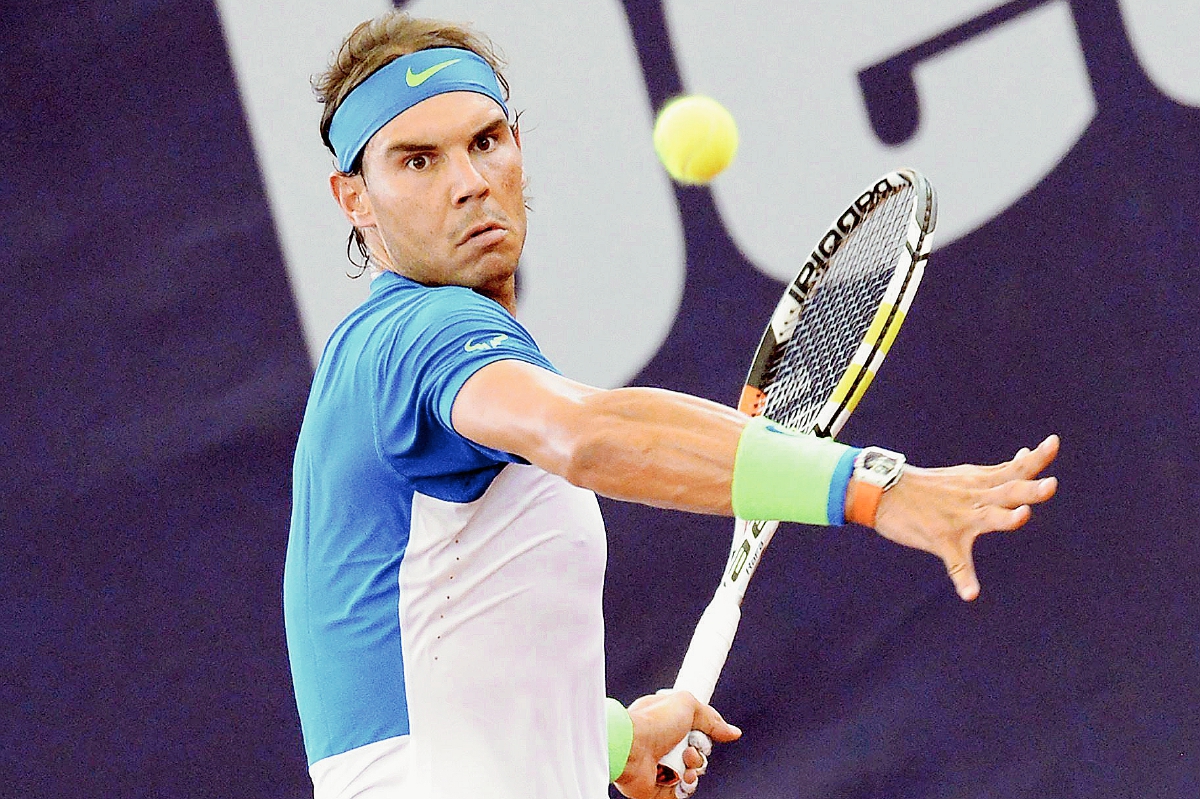Nadal dio su primer paso en el Torneo de Hamburgo. (Foto Prensa Libre: EFE)