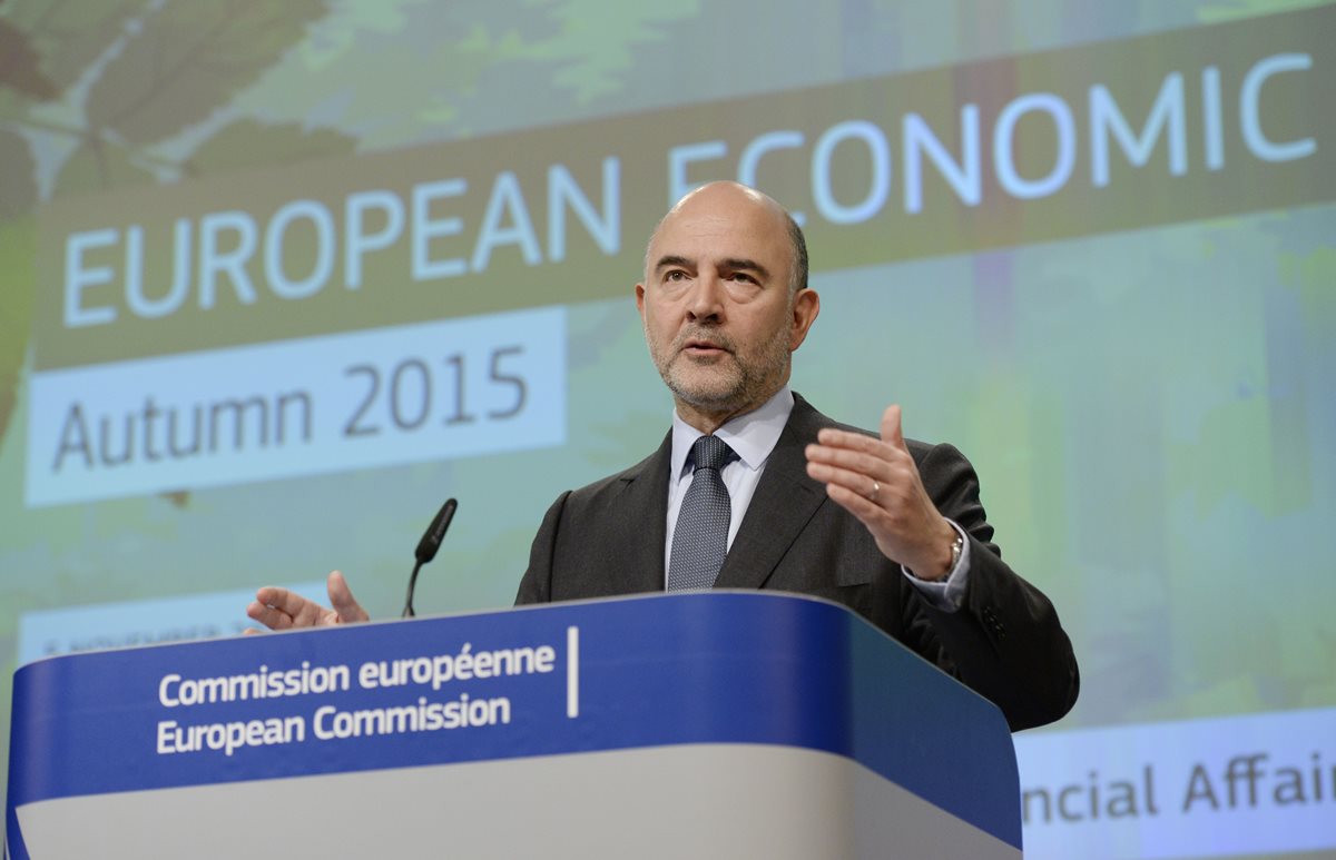 El comisario europeo de Asuntos Económicos, Pierre Moscovici, es optimista respecto de Grecia. (Foto Prensa Libre: AFP)