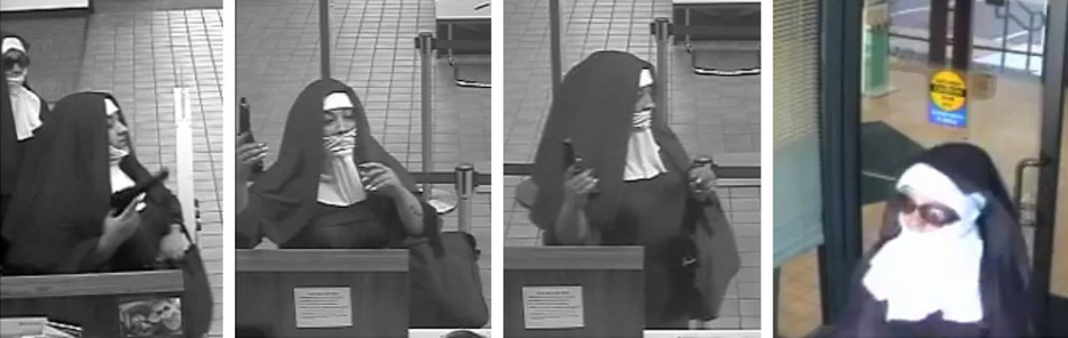 FBI busca a las mujeres que intentaron asaltar el banco. (Foto Prensa Libre: @FBIPhiladelphia)
