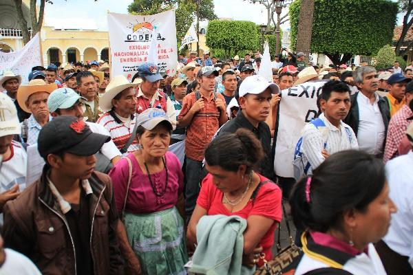 residentes solicitaron la renuncia del gobernador de  Huehuetenango.