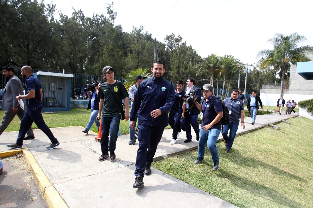 Los jugadores de Antigua GFC aún no tienen fecha para su audiencia. (Foto Prensa Libre: Hemeroteca PL)