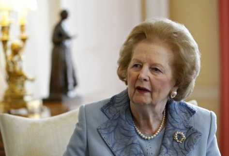 La ex primera ministra británica Margaret Thatcher en junio de 2010 en Londres. (Foto Prensa Libre: AFP)