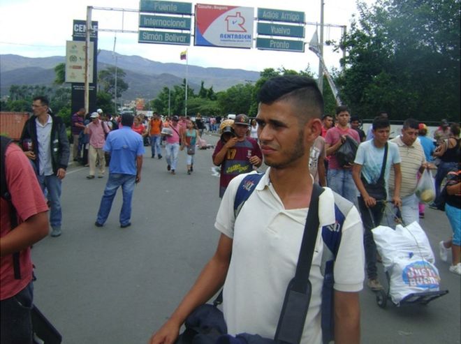 Jesús Rosales dice huir por Cúcuta de agentes del Estado venezolano que le persiguen por protestar contra Nicolás Maduro. GUSTAVO OCANDO ALEX