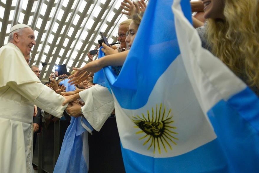 El papa no ha incluido dentro de su agenda de 2018 visitar a su país natal, Argentina. (Foto Prensa Libre: Hemeroteca PL)