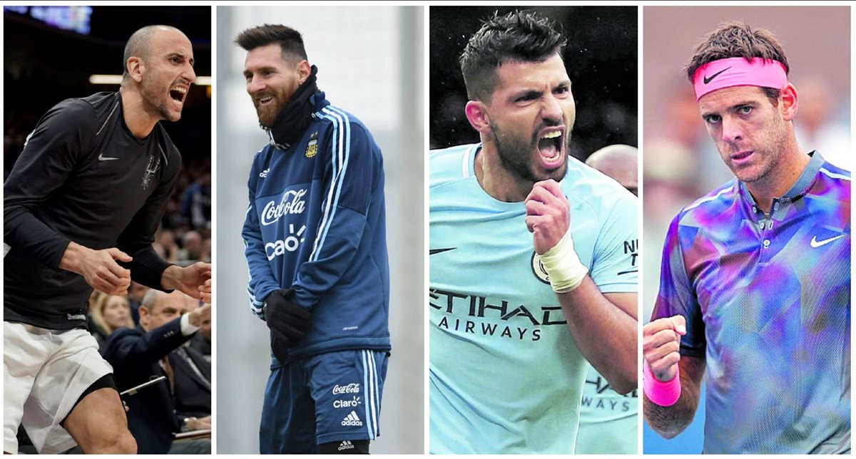 Manu Ginóbili cuenta con el apoyo de sus compatriotas, Leo Messi, Kun Agüero y Juan Martín Del Potro. (Foto Prensa Libre: Agencias)