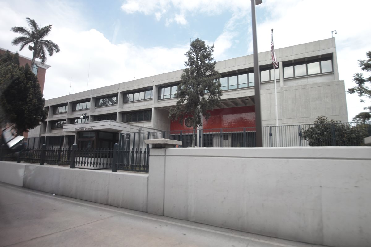 La Embajada de EE. UU. está ubicada en la avenida La Reforma zona 9. (Foto Prensa libre: Hemeroteca PL)
