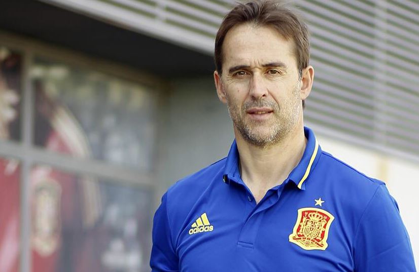 Julen Lopetegui, seleccionador español, ha sido destituido este miércoles. (Foto Prensa Libre: AFP)