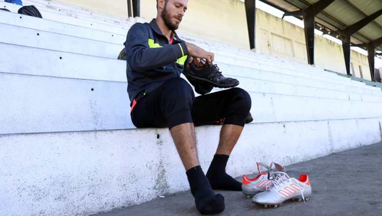José Rodríguez será el guardameta de Antigua GFC, en el partido contra Cobán Imperial. (Foto Prensa Libre: Renato Melgar)