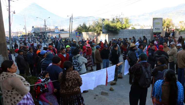 La propuesta de implementar el POT ha causado manifestaciones en el área rural de Xela. (Foto Prensa Libre: Hemeroteca PL).