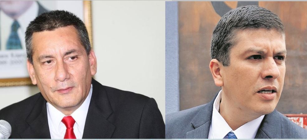 Diputados Roberto Villate, exsecretario general del extinto partido Líder (izquierda), y Gustavo Medrano, del extinto Partido Patriota. (Foto: Hemeroteca PL)
