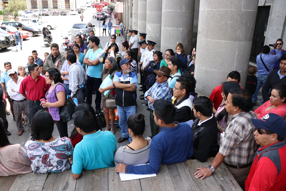 Estudiantes y organizaciones sociales manifestarán contra la corrupción en Quetzaltenango. (Foto Prensa Libre: María José Longo)