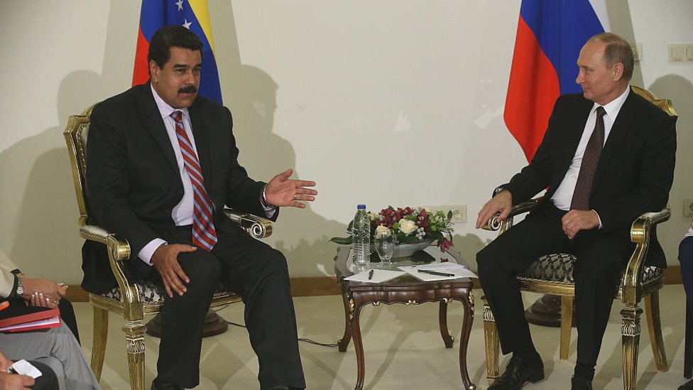 Maduro viajó recientemente a Rusia para ultimar acuerdos bilaterales con el gobierno de Putin. AFP
