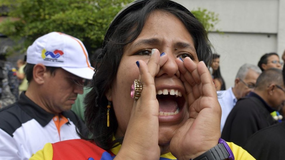 Venezuela ha sido escenario de multitudinarias protestas contra el gobierno Nicolás Maduro. GETTY IMAGES