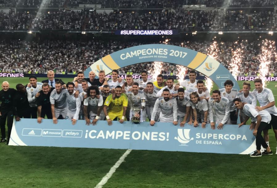 El Real Madrid se quedó con la Supercopa de España. (Foto Prensa Libre: cortesía Real Madrid)
