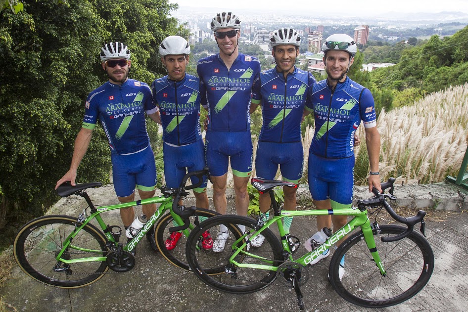 El equipo estadounidense Team Arapahoe Resources competirá en la Vuelta a Guatemala. (Foto Prensa Libre: Edwin Fajardo).