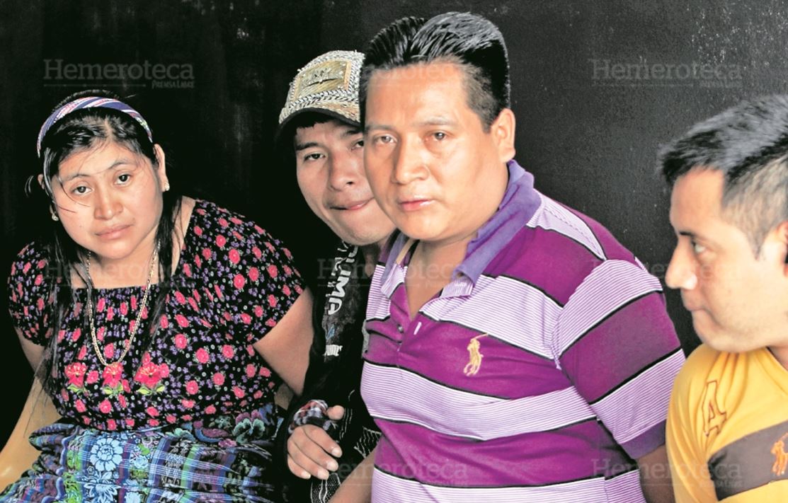 Juan Peruch Mejía, Augusto Baten Soc; Francisco Baten Soc y Rosa María Patzán Ajvix, fueron detenidos en julio del 2017, sospechosos de asesinar a los niños. (Foto Prensa Libre: Hemeroteca PL) 