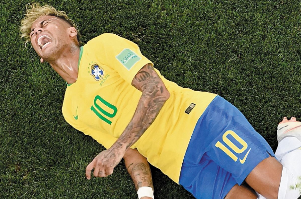 El brasileño habló de las faltas y las reacciones que tuvo durante la Copa del Mundo de Rusia. (Foto Prensa Libre: AFP).
