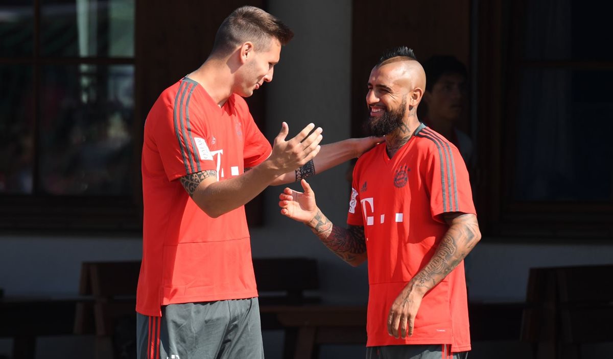 El chileno Arturo Vidal dejó este viernes la concentración de Bayern Múnich. (Foto Prensa Libre: AFP).