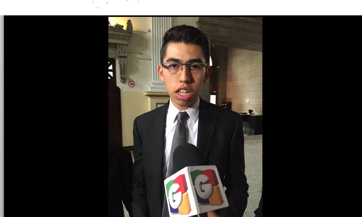 Michael Vásquez, el sindicalista y conserje del Congreso que será destituido. (Foto Prensa Libre: Hemeroteca PL)