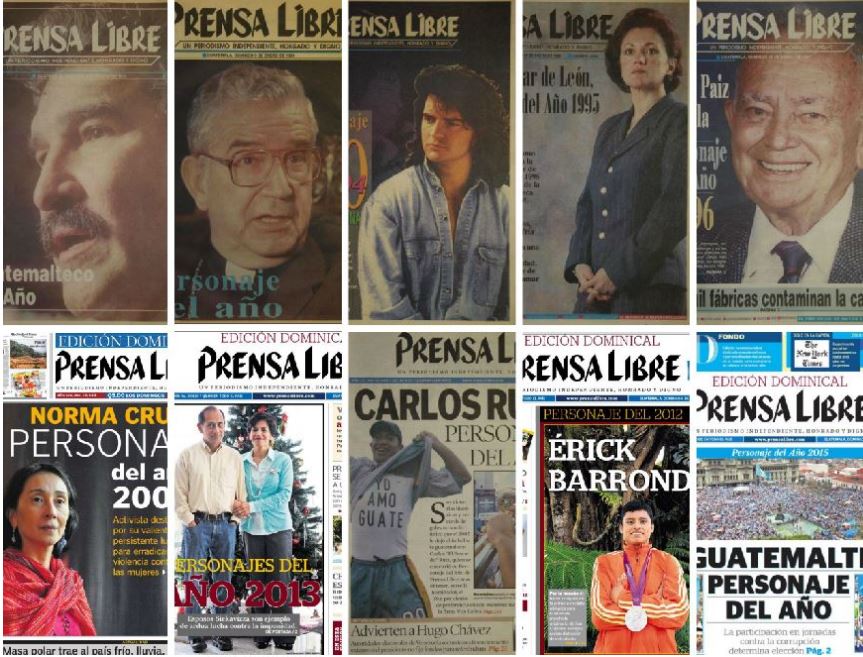 Conozca a los Personajes del Año de Prensa Libre desde 1992