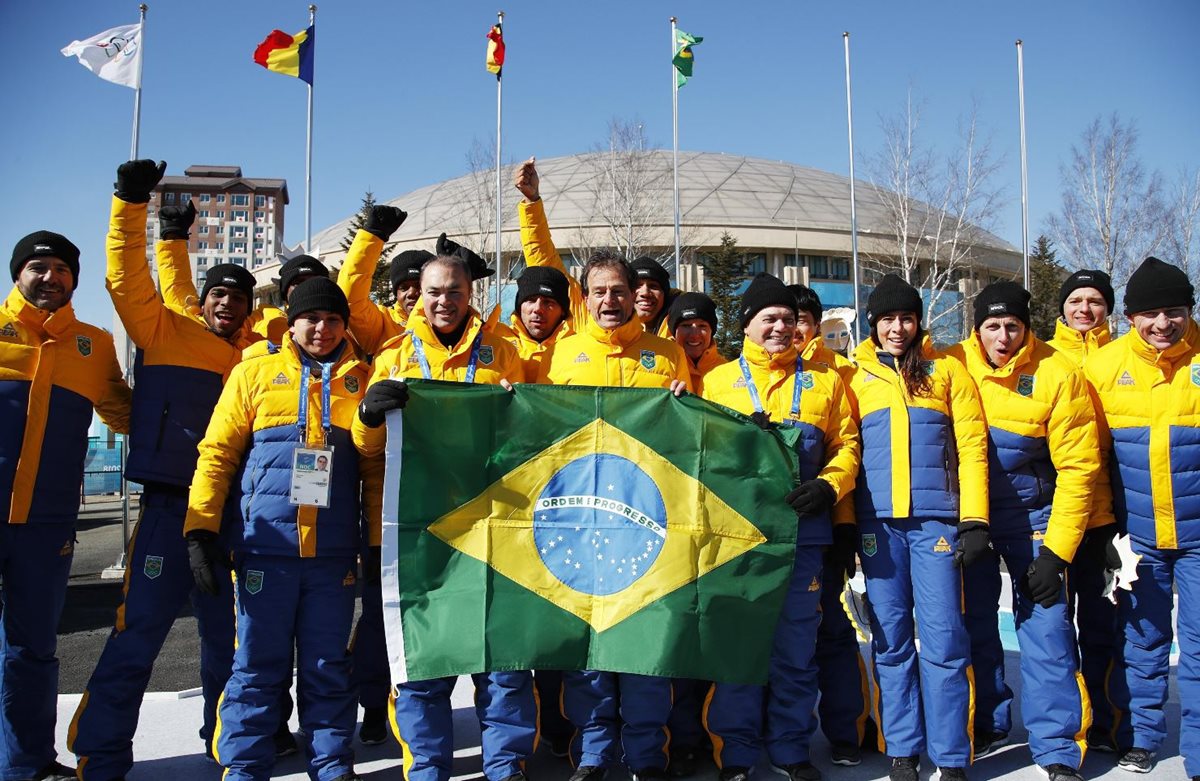 La delegación de Brasil está integrada con nueve deportistas. (Foto Prensa Libre: AFP).