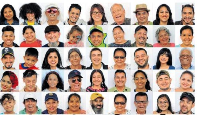 Cien guatemaltecos aceptaron posar y hablar de la felicidad para Prensa Libre. Todos los rostros pueden verse en www.prensalibre.com y nuestras redes sociales. (Foto Prensa Libre: Estuardo Paredes)